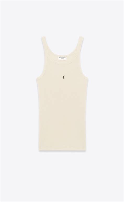 ysl stripe tank top|Shop Saint Laurent Cassandre Tank Top .